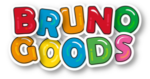Bruno Goods - livro de colorir infantil grátis, logotipo vertical